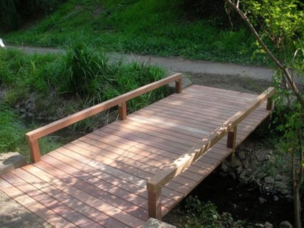 筑区某公園 木橋